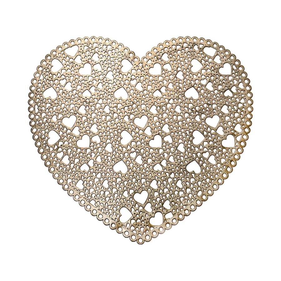 Placemats Hollow Out Place mats for Dining Table Heat-Resistant Non-Slip Washable Waterproof Coffee Mats Easy Clean Table Mats Valentine's Day - Image 2