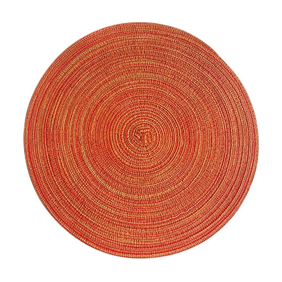 Round Placemat Modern Solid Color Heat-Resistant Non-slip Heat Insulation Dining Table Protection Decoration Pad Coaster Kitchen Supplies