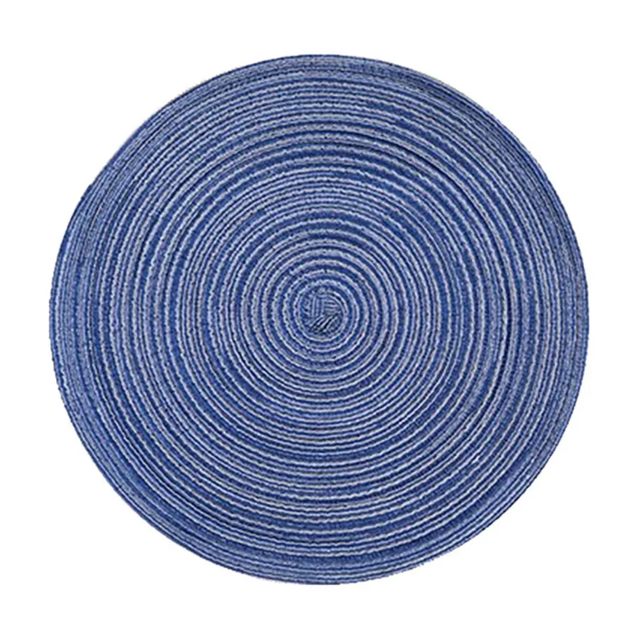 Round Placemat Modern Solid Color Heat Resistant Non slip Heat Insulation Dining Table Decoration Pad Coaster Kitchen Supplies
