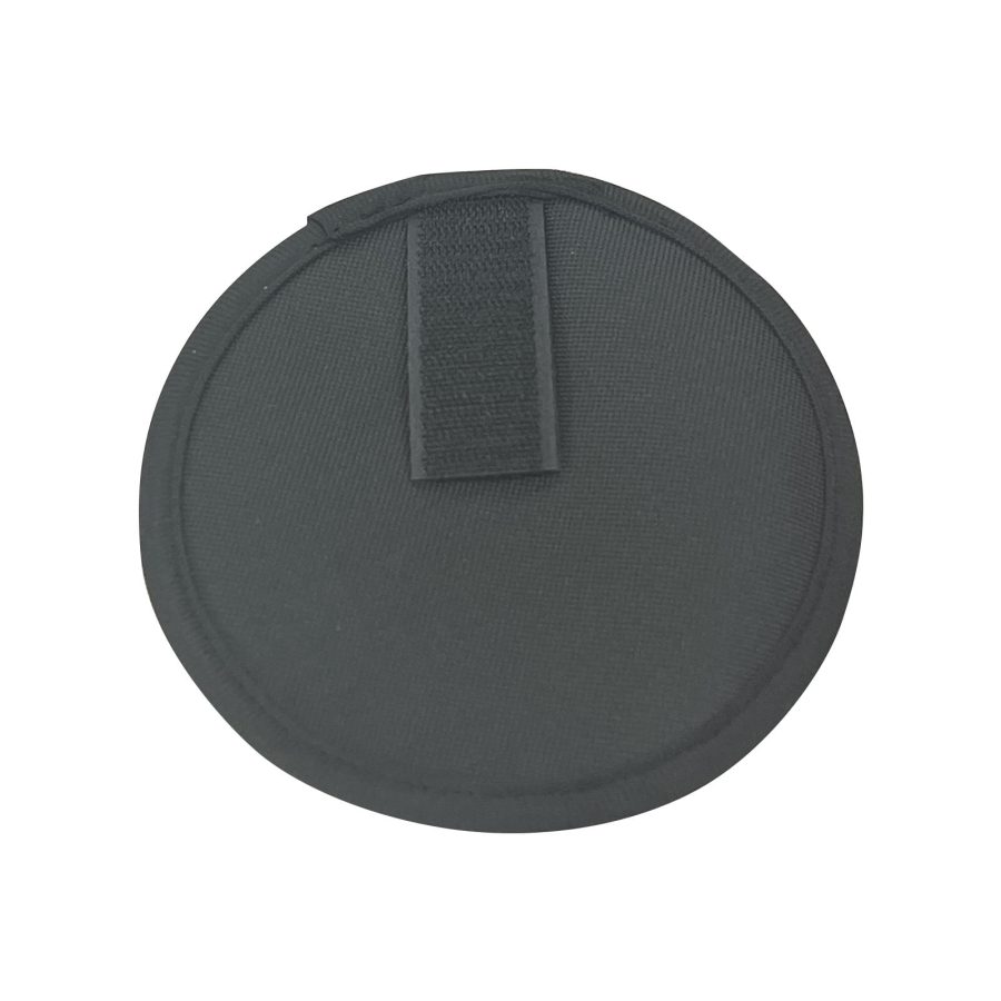 Premium Red Circular Handcrafted Coaster with Non-Slip Grip | Durable Fabric Design for Home & Office Use | 5-Pack Set