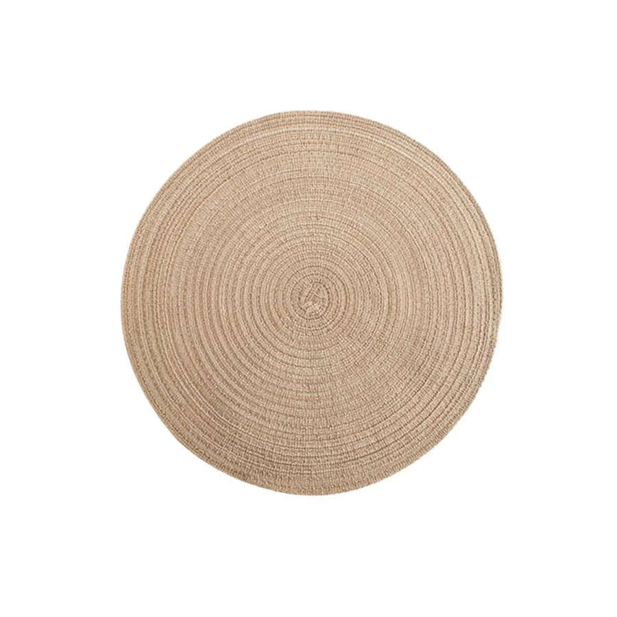 1PC Polyester Coasters Heat Insulation Coasters Solid Color Coasters Wear-Resistant Placemats for Drinks Bar Home Tabletop Accessories