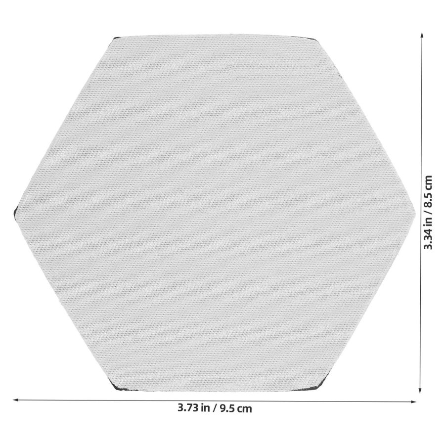 Worgeous DIY Sublimation Coasters for Car Cup Holder Inserts Heat Transfer Blanks White Rubber Fabric 10pcs - Image 2