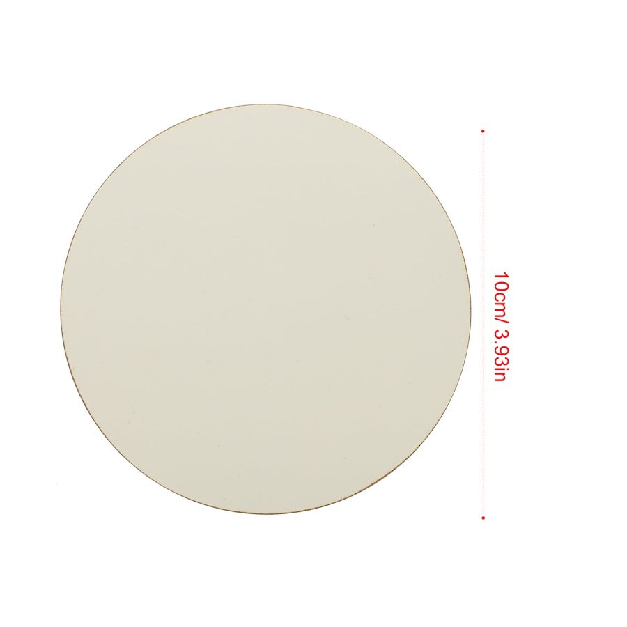 Sublimation Coasters Blanks for DIY Home Use Lightweight Material Light Yellow 12pcs - Image 2