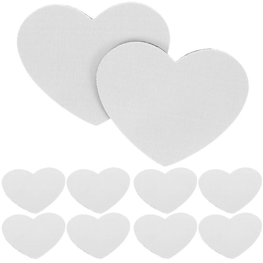 10 Pcs Sublimation Coaster Blanks Drinks Heat Transfer Cup Coasters