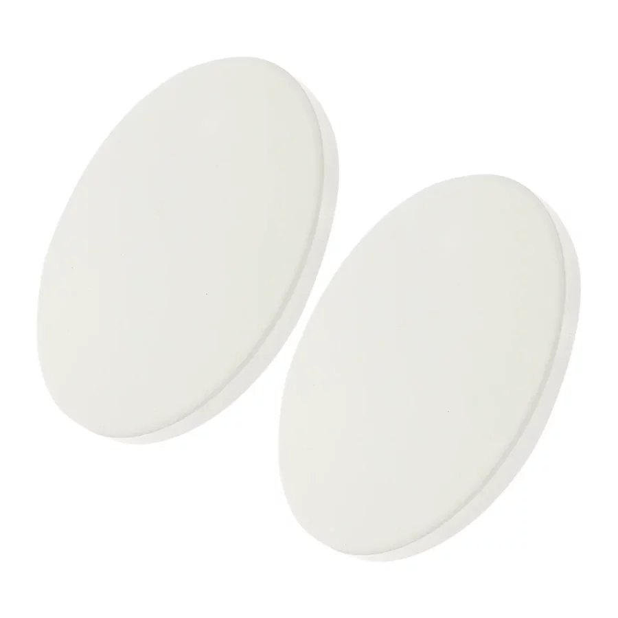 2pcs Sublimation Blank Coasters Round Sublimation Cup Coasters Heat Transfer Coasters