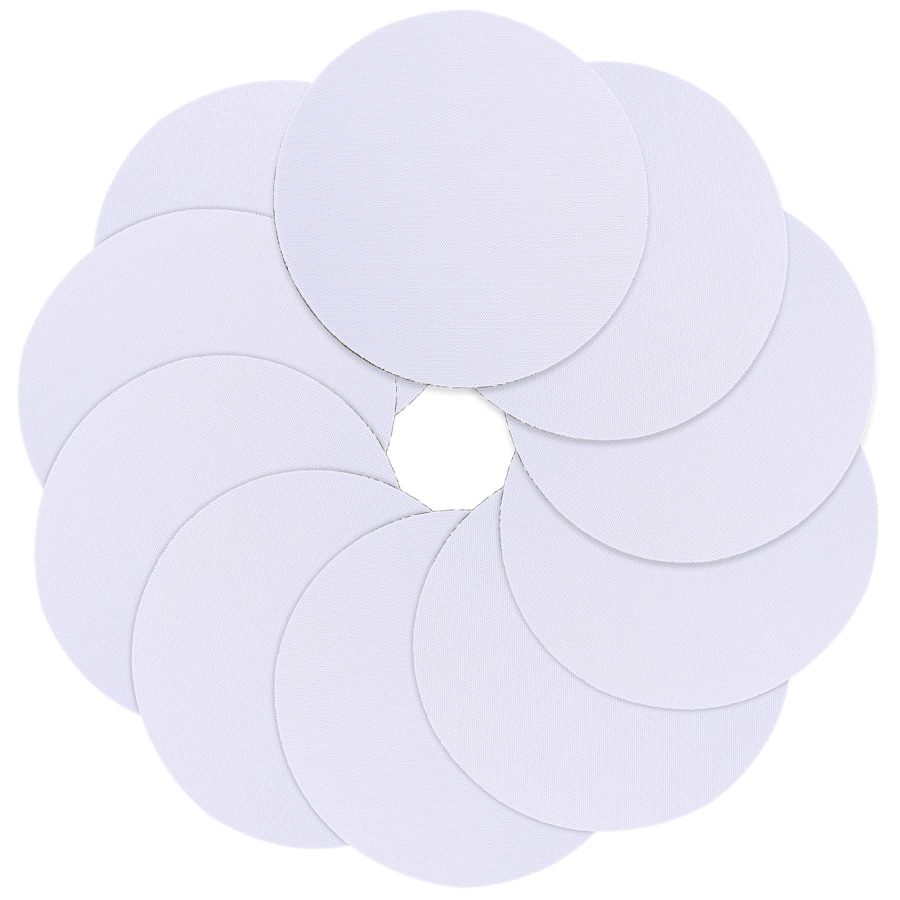 10 Pcs Sublimation Coasters Blanks Transfer White Canvas Rubber